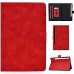 Per Samsung Galaxy Tab S8 / GALAXY TAB S7 11.0 T870 Custodia in pelle a flip orizzontale orizzontale con supporto e carta Slot & Sleep / Wake-up (rosso)