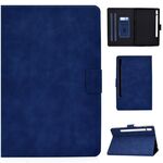 Per Samsung Galaxy Tab S8 / GALAXY TAB S7 11.0 T870 Texture di vacchetta Cassa in pelle orizzontale in pelle orizzontale con supporto e slot per schede e sonno / sveglia (blu)