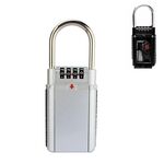 Password Key Box Decorazione domestica a parete Scatola per password del sito (argento)