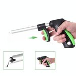 Separatore di attrezzatura da pesca e amo da pesca Rimozione del gancio in lega di alluminio Dispositivo di rimozione del gancio a forma di T portatile, specifica: piccolo (nero verde)