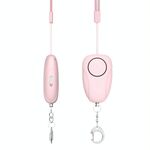 120dB Night Running Chiamata di emergenza all'aperto aiuto Anti-lupo Antifurto Allarme di autodifesa (rosa)