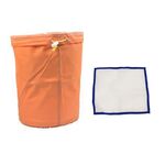 Sacchetto del filtro di crescita della pianta idroponica di 5 galloni (arancione rosso)