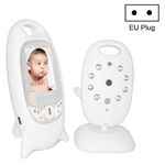 VB601 Monitor portatile per bambini con schermo LCD da 2,0 pollici senza problemi, supporto per la conversazione bidirezionale, visione notturna (spina europea)