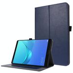 Per Huawei Honor Pad X6 Custodia in pelle flip orizzontale con struttura a cavallo pazzo con supporto pieghevole a 2 e slot per scheda (blu scuro)