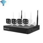 H105 1080P HD Kit NVR per telecamera wireless a 4 vie senza cablaggio