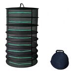 Asciugatura a base di erbe a base di erbe Pieghevole Pieghevole Asciugatura Chiuso Zipper Plant Asciugatura rete, Specifica: 60 cm Diametro 8 strati