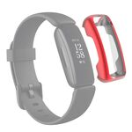 Per Fitbit Inspire 2 TPU Cover protettivo per la protezione elettroplatante (rosso)