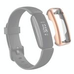 Per Fitbit ispira 2 copertura di custodia protettiva per electroplating TPU (oro rosa)
