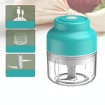 Macchina per alimenti per bambini con ricarica USB senza fili Macchina per integratori alimentari per bambini, Stile: 100 ml di aglio intrecciato (blu)