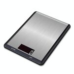 Bilancia elettronica da cucina in acciaio inossidabile da 5 kg / 1 g (nera)