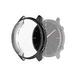 Per Amazfit GTR 2 A1951 Custodia protettiva galvanica in TPU a copertura totale (nero)