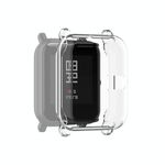 Per Amazfit Pop Custodia protettiva in TPU a copertura totale (trasparente)