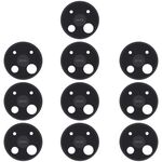 Copriobiettivo per fotocamera da 10 PC per Nokia C5 Endi (nero)
