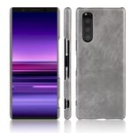 Per Sony Xperia 5 II antiurto Litchi Texture PC + custodia in PU (grigio)