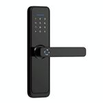 Smart Wifi Antifurto Impronta digitale Blocco password Telefono cellulare Telecomando Serratura elettronica Serratura magnetica, Specifica: SM-SL608 Semiautomatico Nero