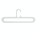 Gancio appendiabiti antiscivolo in plastica da 10 pezzi Appendiabiti semplice e flessibile (bianco)