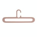 Gancio appendiabiti antiscivolo in plastica da 10 pezzi Appendiabiti semplice e flessibile (rosa)