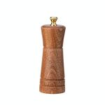 Macinapepe in legno da cucina manuale per uso domestico pepe in polvere solido macinapepe nero macinacaffè bottiglia condimento vaso, specifica: 5 pollici
