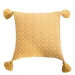 Accessori per la casa Federa a maglia senza nucleo, Dimensioni: 45 x 45 cm (Giallo d'oca)