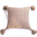 Accessori per la casa Federa a maglia senza nucleo, Dimensioni: 45 x 45 cm (kaki)