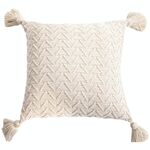 Accessori per la casa Federa a maglia senza nucleo, Dimensioni: 45 x 45 cm (Albicocca di riso)