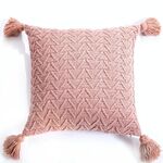 Accessori per la casa Federa a maglia senza nucleo, Dimensioni: 45 x 45 cm (polvere di gomma)