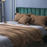Vestito della federa casual casual da casa della coperta a maglia senza core (kaki)