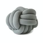 Cuscino a sfera annodato a mano, dimensioni: diametro: 25 ~ 30 cm (grigio scuro)