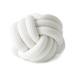 Cuscino a sfera annodato a mano, dimensioni: diametro: 25 ~ 30 cm (bianco)
