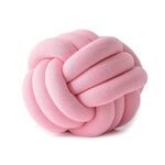 Cuscino a sfera annodato a mano, dimensioni: diametro: 25 ~ 30 cm (rosa)