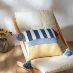 Arredamento per la casa Decorazione Tessile Cuscino da tiro Fodera per divano in maglia senza anima, Dimensioni: 45x 45 cm (Blu mare)