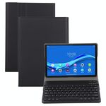 Tastiera Bluetooth rimovibile AM10 2 in 1 + custodia protettiva in pelle con supporto per Lenovo M10 FHD Plus 10,3 pollici (nero)