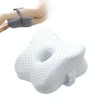 Memory Foam incinta donna gamba pastiglie per adulti ginocchio di bellezza gamba di bellezza cuscino (Tencel blu)