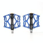 Pedale per bicicletta Pedale per mountain bike in lega di alluminio Pedale per palin Pedale antiscivolo (901 blu)