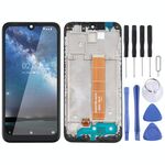 Schermo LCD originale per Nokia 2.2 TA-1183 / TA-1179 / TA-1191 / TA-1188 Digitizer Assemblaggio completo con cornice (Nero)