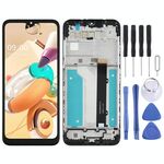 Schermo LCD TFT per LG K41s LMK410EMW, LM-K410EMW, LM-K410 con digitalizzatore Full Assembly0 (nero)