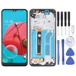 Schermo LCD TFT per LG K51 LM-Q510N con assemblaggio completo di digitalizzatore (nero)