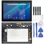 Schermo LCD OEM per Lenovo Tab 3 10 Plus ZA0Y ZA0X TB3-X70L TB3-X70F TB3-X70N TB3-X70 digitalizzatore assemblaggio completo con cornice (nero)