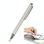AT-11 Tablet per telefono cellulare Penna capacitiva universale per touch screen Stilo di precisione (argenteo)