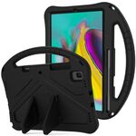 Custodia protettiva anti caduta per Galaxy Tab S5e T720 / T725 EVA con supporto (nero)