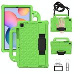 Per GALAXY TAB S6 Lite P610 / P615 serie Diamond Series EVA Anti-caduta Anti-caduta antiurto Antiurto Cassa con shell protettiva con supporto e cinturino (verde)