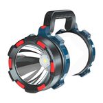 Torcia elettrica ricaricabile per pattuglia impermeabile da alpinismo, abbagliante, colore: grande (4800mAh)