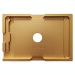Premere lo stampo di posizionamento dello schermo per iPad Mini 4