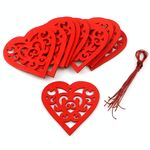 2 confezioni San Valentino Forniture per matrimoni Hollow Love Decoration Ciondolo piccolo JM01770