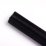 4 pezzi di fiori in filato di neve confezioni per decorazioni di nozze semplici fiori di garza Materiali per imballaggio 48 cm x 4,5 m (nero)
