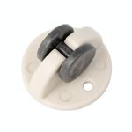 Pulegge adesive Rulli Scatola di immagazzinaggio Ruote per scaffali Ruote mobili, 4 pezzi/confezione (Beige)