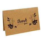 15 PCS Vintage Kraft Paper Simple Blessing Message Card Holiday Universal Thank You Card (17)