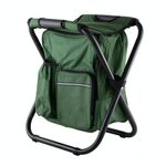 Sgabello pieghevole multifunzionale Sgabello per ghiaccio portatile Sgabello per esterni leggero (verde)