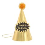 20 pezzi cappello di compleanno palla di pelo con paillettes Forniture per feste di compleanno cappello di carta da vestire, colore: n. 1