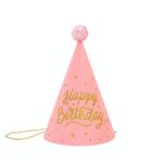 20 pezzi Cappello di compleanno con pallina di pelo con paillettes Forniture per feste di compleanno Cappello di carta da vestire, Colore: No.